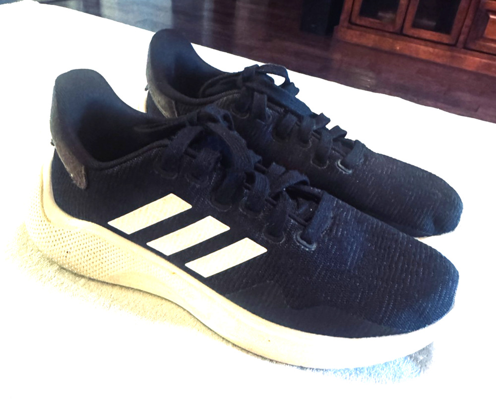 Adidas Cloudfoam Pure 2.0 Women's 9 Black Running Shoes Black Athletic Sneakers